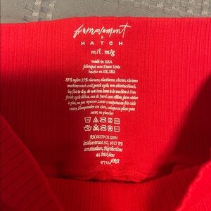 Free People Movement Good Karma Flare Leggings in Red